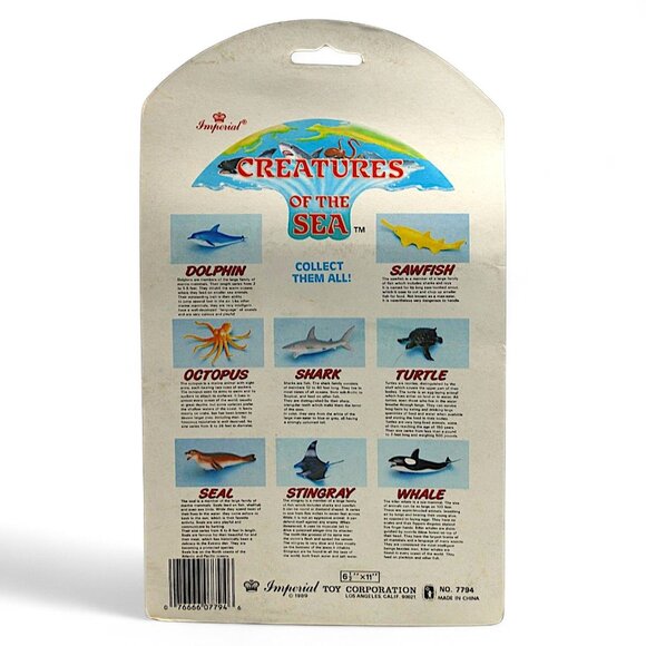 Imperial Creatures Of The Sea Collectible Toy Set With Shark Stingray & Sawfish - Picture 3 of 7